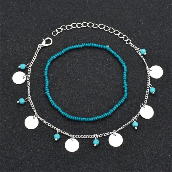 Jewelry - Bohemian Silver Ankle Bracelet